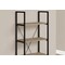 Monarch Specialties Bookshelf, Bookcase, 4 Tier, 48 in.H, Office, Bedroom, Brown Laminate, Black Metal, Contemporary I 7800 - alternate 7